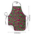 thumbnail image 4 of Naloa 1Pack Adjustable Bib Apron Waterdrop Resistant Cooking Kitchen Aprons for Women Men Chef, Graffiti Tape Print, 4 of 5