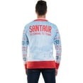 thumbnail image 2 of Faux Real Men's 3D Photo-Realistic Ugly Christmas Sweater Long Sleeve T-Shirt, Large, 2 of 2