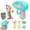 Blue, variant on Cat Fetch Toy with Colorful Flying Propellers Set, Cat Playing Tracking Interactive Toys for Kitten Chasing Training Hunting
