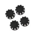thumbnail image 1 of Xingzhi Premium 4x Head Caps Nut Covers for T120 Ride Black White 0.6x0.9 Inch 1Set, 1 of 6
