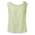 thumbnail image 4 of HBFAGFB Débardeurs pour Femmes Col Rond Sans Manches Gilet Léger Vêtements d'Été à la Mode Vert Taille m, 4 of 5