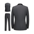 thumbnail image 2 of 4pcs Men Suit Blazer Tuxedo Blazer Vest Pants Bow Shawl Collar One Button Flap Pockets for Wedding Party Gala Banquet Formal Groomsmen Attire Chic Retro Style, 2 of 7