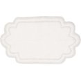 thumbnail image 3 of Home Weavers Allure Collection 100% Cotton Bath Rug 17"x24", Soft & Absorbent Bathroom Rug, Non-Slip Backing, Quick Dry, Machine Washable Bath Mat for Floor, Shower & Tub, White, 3 of 5
