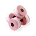 thumbnail image 5 of ALigoa 2Pcs Water Weight Workout Aerobics Dumbbell Barbell for Men Women Kids Weight Loss Water Sports Fitness, Pink, 5 of 8