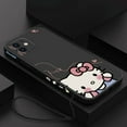 thumbnail image 1 of Cute Hello Kitty Phone Case For iPhone 15 14 13 12 11 Pro Max Mini X XR XSMAX SE 8 7 6S Plus Soft Liquid Silicone Cover RJ, 1 of 6