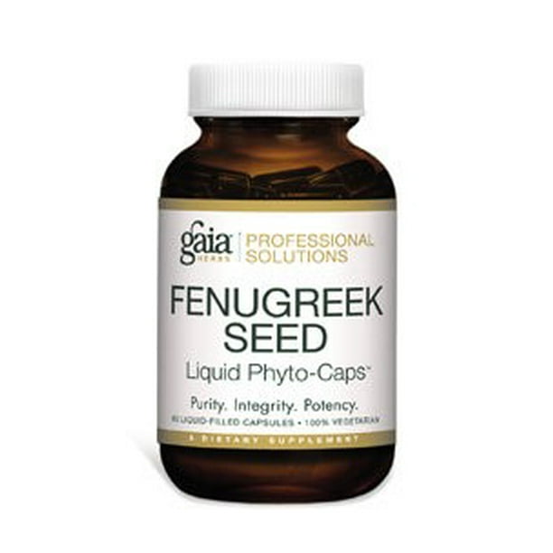 Gaia Herbs Fenugreek Seed, LiquidFilled Capsules