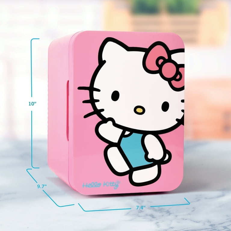 HELLO KITTY 冷温ボックス OR-C637KT Hello Kitty Pink 6 Can Mini Fridge Thermoelectric Cooler 4 Litre