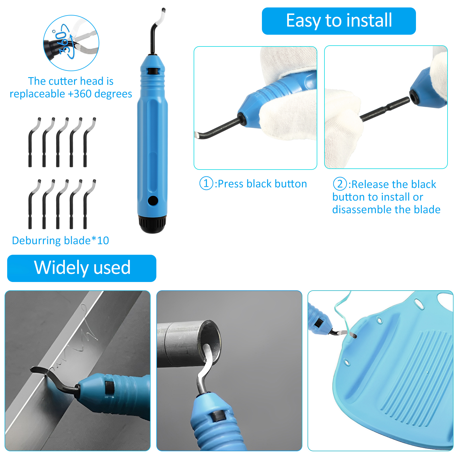 42Pcs 3D Printer Tool Kit Multipurpose 3D Printer Accessories Set with Files Tweezers Needle Nosed Pliers for Deburring Engraving Trimming