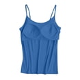 thumbnail image 2 of Tank Tops for Women Summer Tee Fit Turtleneck Sleeveless Casual Camisole Tops Blue XXXL, 2 of 7