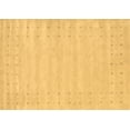 thumbnail image 1 of Ahgly Company Indoor Rectangle Solid Brown Modern Area Rugs, 2' x 4', 1 of 4