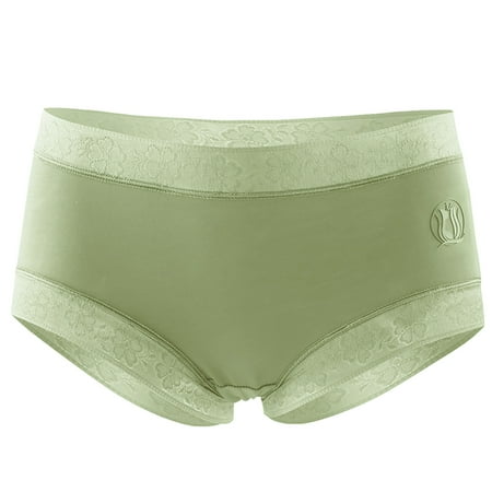 

abcnature Co.Ltd Women s Cotton Panties Seamless Panties High Waist Breathable Tummy Control Panties Sexy Lace Trim Panties
