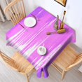 thumbnail image 2 of Square Tablecloth, Waterproof Polyester Table Cover, Wrinkle Resistant & Washable Fabric for Dining, Kitchen, Picnic, 42x42in(107x107cm), Mystical Liquid Galaxy Design, 2 of 6
