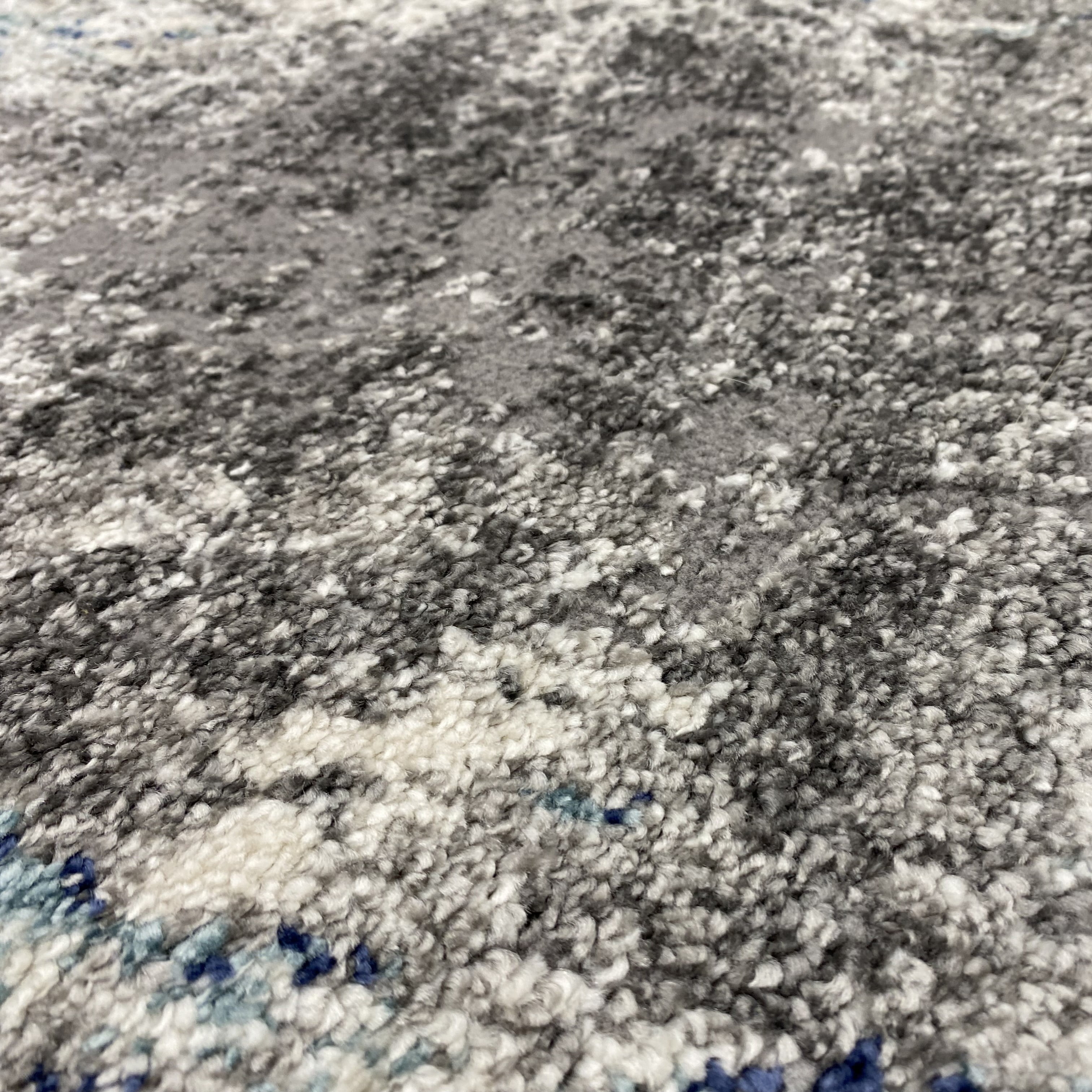 Luxe Weavers Euston Collection Abstract Area Rug 7680 Dark Blue, Light Blue 9x12