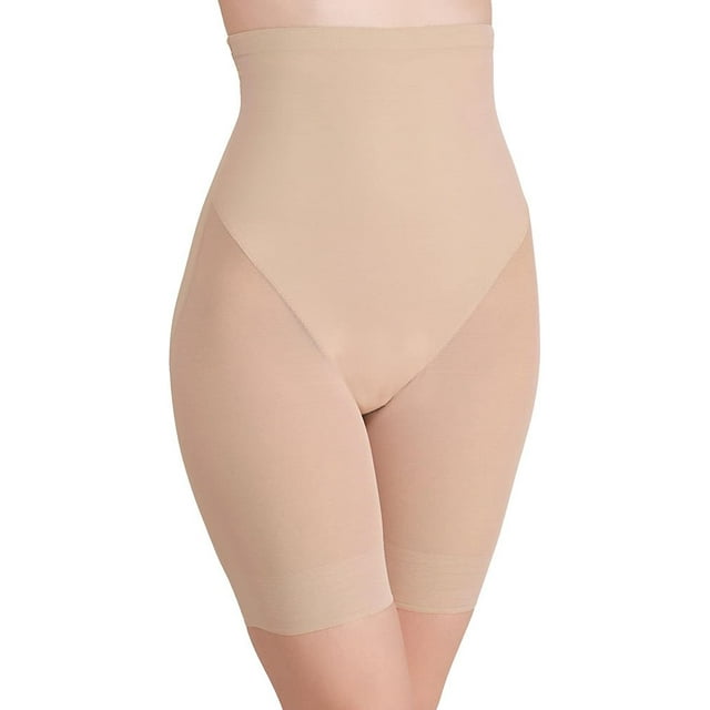 TC Fine Intimates Femmes Transparent Gainant Confort Taille Haute Amincisseur de Cuisses 4229