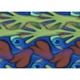 thumbnail image 1 of Ahgly Company Machine Washable Indoor Rectangle Transitional Cr Green Area Rugs, 2' x 5', 1 of 7