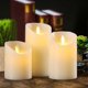 thumbnail image 3 of Flameless Candle Battery Powered Pillar Real Wax Flickering Moving Wick Electric LED Candle Set with Remote Control Cycling 24 Hour Timer, 3 Pack (Dia, 3 of 5