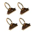 thumbnail image 1 of 4 Packs Steel E-Track O-Ring Tie-Down Anchors for E-Track Tie-Down System Secure Cargo in Enclosed F, 1 of 5