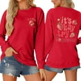 thumbnail image 2 of VBARHMQRT Lifeguard Chandail à Capuchon pour Femme Erreur de Chandail à Capuchon Sans Importance Automne Motif Mignon T-Shirt Nouveauté Col Rond Manches Longues Haut, 2 of 3