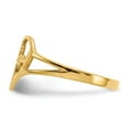 thumbnail image 4 of 14K Yellow Gold Ring Band Themed Cross in Heart, 4 of 5
