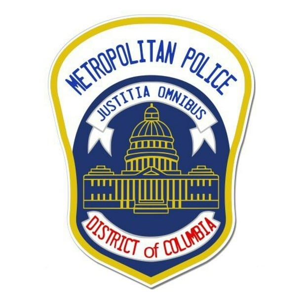 Washington DC Police Metropolitan Police District of Columbia Vinyl