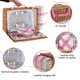 thumbnail image 5 of Cesta de picnic HYBDAMAI de mimbre para 4 personas con manta y nevera rosa, 5 of 9