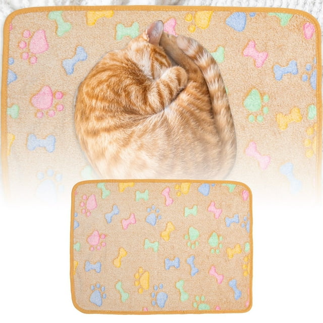 Cozy Pet Bed with Soft Cushion and Warm Mat for Hamster Cat Sleeping Comfort