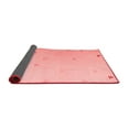 thumbnail image 2 of Ahgly Company Indoor Rectangle Solid Red Modern Area Rugs, 8' x 12', 2 of 4