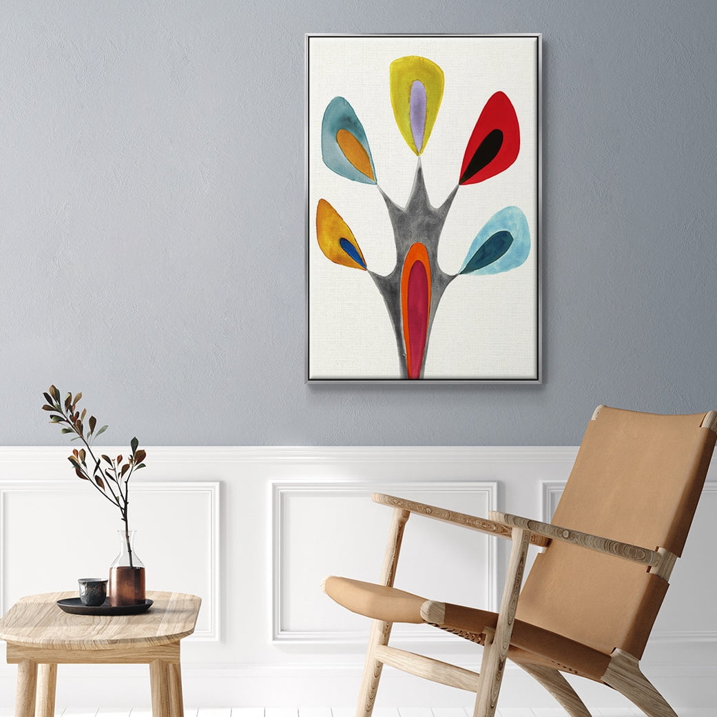 Magic Tricks II Framed Premium Gallery Wrapped Canvas - Ready to Hang - 25 x 37 - Silver Floating Frame