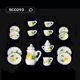 thumbnail image 1 of 52 Escena de juego de comida en miniatura para casa de muñecas, modelo de casa de muñecas, accesorios, mini juego de té de cerámica, taza de té SC, 1 of 6