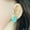 Turquoise, variant on Resin Oval Hexagon Druzy Crystals Stone Button Studs Earrings for Women Classic