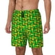 thumbnail image 1 of Balery Corn 4 Bañador para hombre, shorts de playa de secado rápido con entrepierna y forro de compresión-Medium, 1 of 6