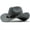 Gray, variant on Cowboy Hats Wide Brim Cowboy Cowgirl Panama Hat With Retro Belt For Dress-Up Parties Costume Felt Hat