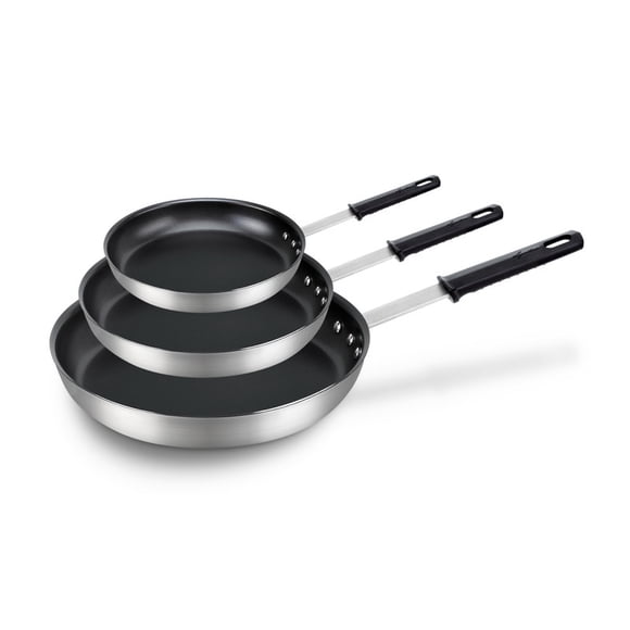 Lagostina Ristorante Ensemble de Poêles Antiadhésives Plasma 3 Plis; 20 cm, 26 cm et 30 cm