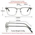 thumbnail image 4 of LifeArt Blue Light Blocking Computer Reading Glasses with Transparent Lens for Women/Men, 4 of 7