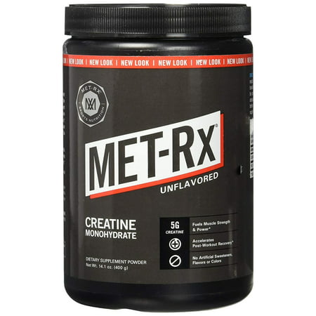 MET-Rx Creatine Powder, 400 gram, A pre- and post-workout supplement. By