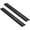 BLACK, variant on 2 Pcs 39 in Speed Bumps 2000 lbs Cable Cover Ramp Drive Over Wire Protector