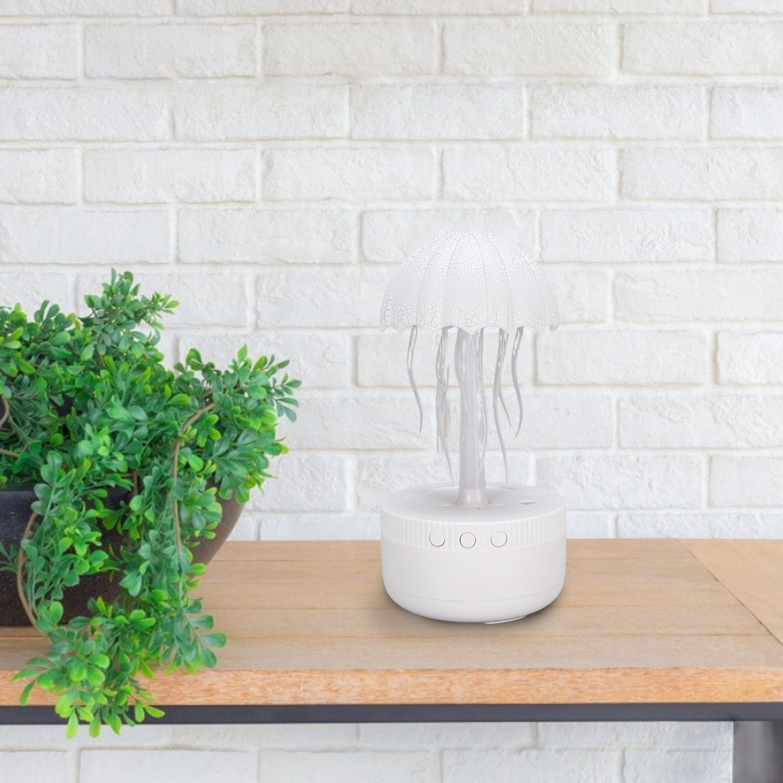 YAHHU Jellyfish Humidifier Diffuser with Color Changing Light, High Capacity Essential Oil Aromatherapy Device, Auto Shut-Off Safety, Desktop Cool Mist Maker for Home Spa, 9.4 Inches / 24 cm Style 2