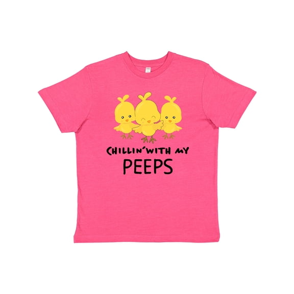 Inktastic Chillin' With my Peeps Youth T-Shirt