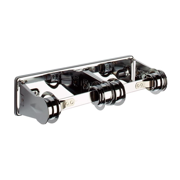 Taymor Toilet Paper Holder,Triple Post,Silver 01-F1030