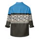 thumbnail image 4 of Camisa de manga larga para hombre, blusa con cuello vuelto, botones informales, tema de vaquero, cárdigan con estampado sin posicionamiento Odeerbi ODB-2, 4 of 4