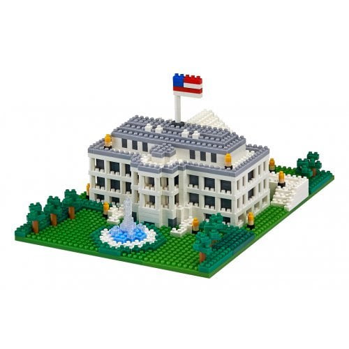 mini building blocks white house