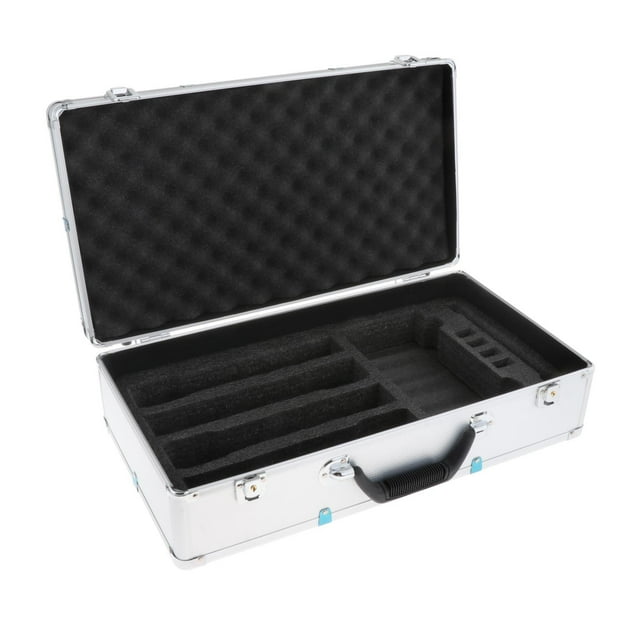 Mic Gear Storage Box Mics Bag EVA Interior Hard Shell Sturdy Guide System Instrument Box Microphone Carrying Case for Broadcast Equipment