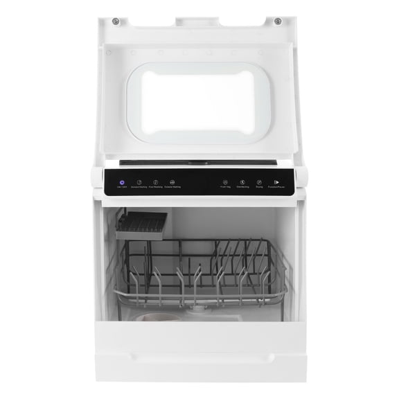 ZhdnBhnos Countertop Dishwasher Mini Dishwasher Multifulctional Dish-washing Machine 1100W 110V