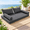Dark Gray-75*39*6in, variant on Outdoor Daybed Cushion Cover Size Mattress Bolsterow Fitted Sheet (75 * 39 6in Navy Blue)