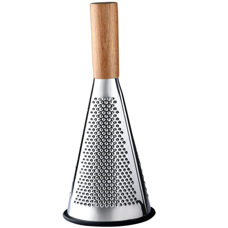 Vertical Cheese Grater Stainless Steel Cheese Grater Cone-Shaped Cheese Grater, Size: 25.8X11X11CM