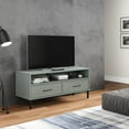 thumbnail image 1 of vidaXL Meuble TV et Meuble TV avec Pieds en Métal Gris Bois Massif Pin Oslo, 1 of 5