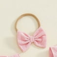 thumbnail image 6 of kpoplk Newborn Baby Girl Outfit Letters Embroidery Sweatshirt Bubble Romper Cute Long Sleeve Bodysuit Size 0-3 Months,Pink, 6 of 9