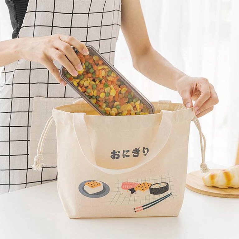 New Fashion Cooler Lunch Box Portable Insulated Canvas Lunch Bag Thermal  Food Picnic Tote Cooler Bag Lunch Bags For Women kids - AliExpress