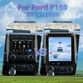 thumbnail image 3 of 8 core Android 10 Car Radio For Ford F150 2015 2016 2017 2018 2019 2020 12.1 Inch Vertical Style Full Touch Screen Car GPS Navigation DVD Multimedia Player HD Headunit Mainframe car player, 3 of 11