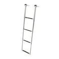 thumbnail image 1 of DYNWAVECA 4 Step Boat Ladder, Stainless Steel Telescopic 4 Step Pontoon Boat Ladder Extendable Dock Ladder for Boat Swimming Pool, 1 of 10